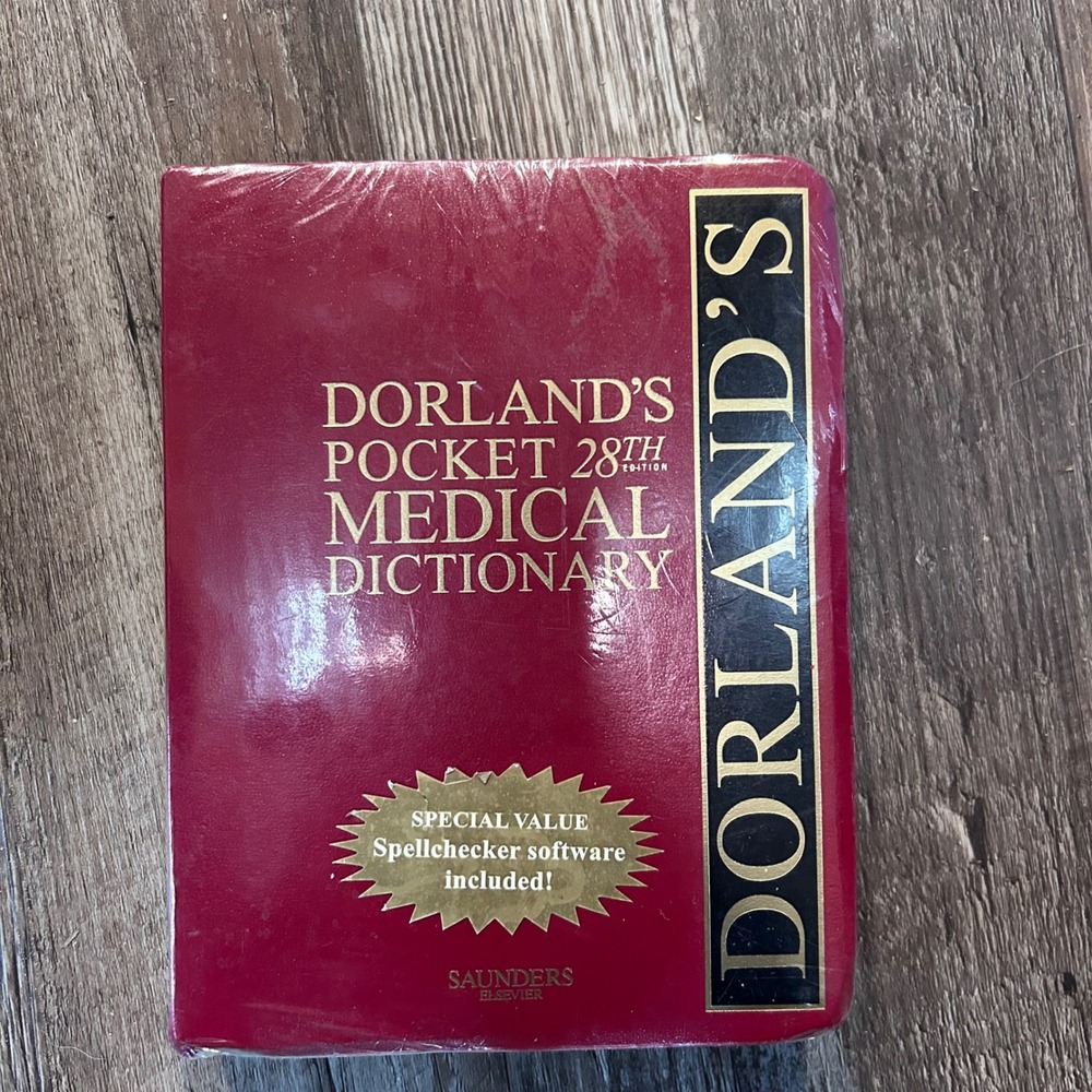 Dorland's Pocket Medical Dictionary 28th Edition New Red Saunders Elsevier Book